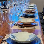 Espaço Convivium do Restaurante Alice Monte Líbano, local de eventos sociais e corporativos, gastronomia árabe e internacional, espaço multiuso.