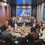 Espaço Convivium do Restaurante Alice Monte Líbano, local de eventos sociais e corporativos, gastronomia árabe e internacional, espaço multiuso. Evento Jantar harmonizado com vinho Libanês