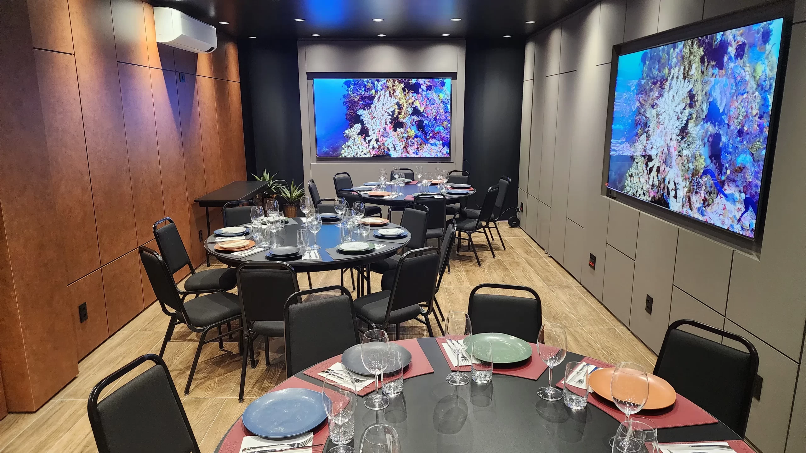 Jantar de confraternização corporativa no Espaço Convivium, Vila Olímpia