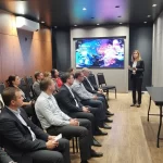 Espaço Convivium do Restaurnate Alice Monte Líbano, palestra e treinamento corporativo, layout em auditório para 40 pessoas